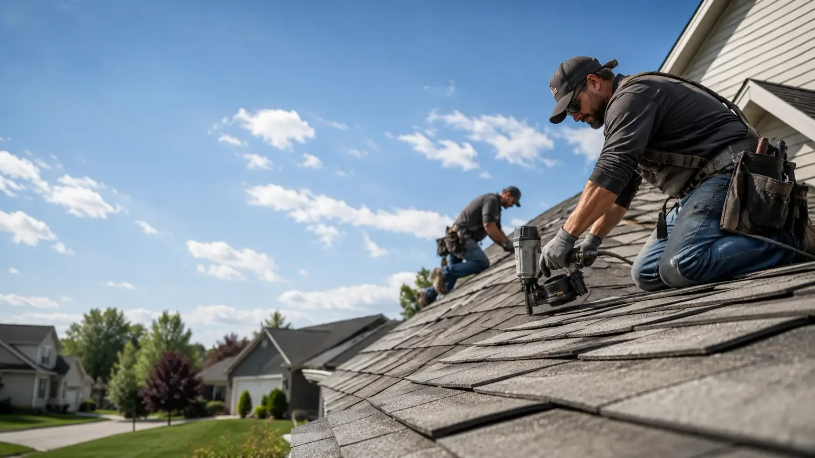 Storm Damage Roof Repair in Baskin, LA near me
